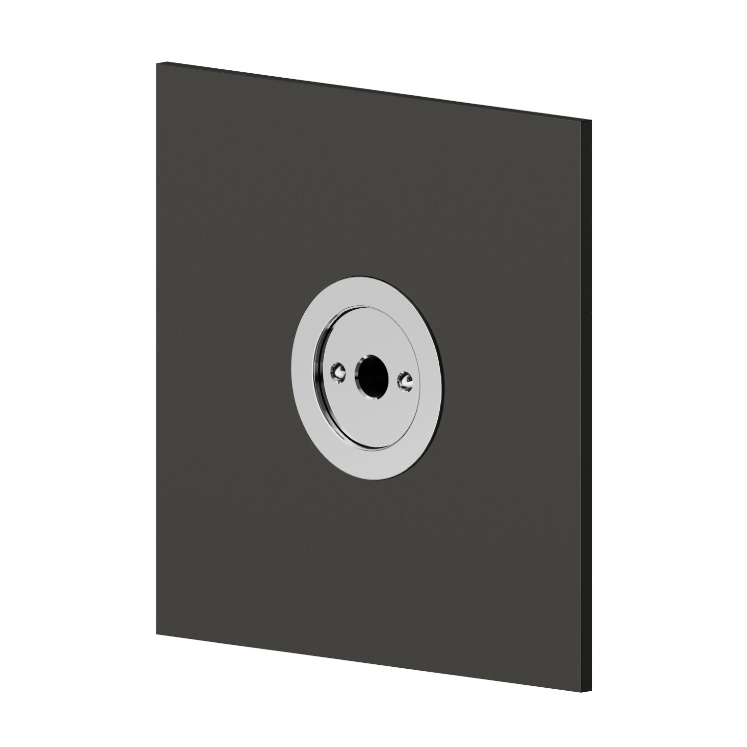 Atomizzatore quadro ad incasso, in ottone.
70x70mm. - finitura Carbnon Satin+ Chrome