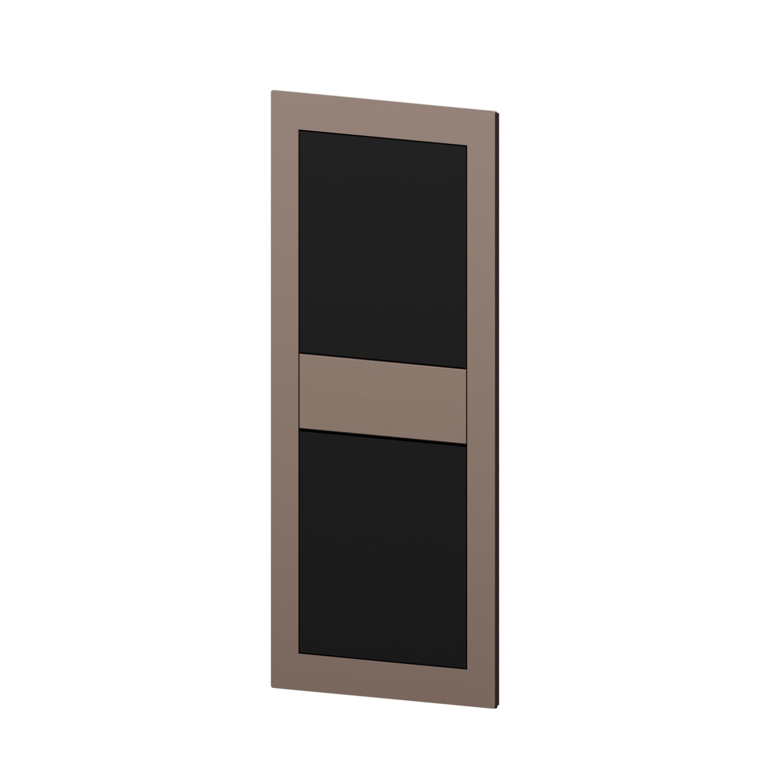 Außenteil wandmontierte Mischersteuerung zur Durchfluss- und Temperaturregelung,
kombinierbar mit Auslauf oder Duschkopf - oberfläche Matt black + Copper Glossy