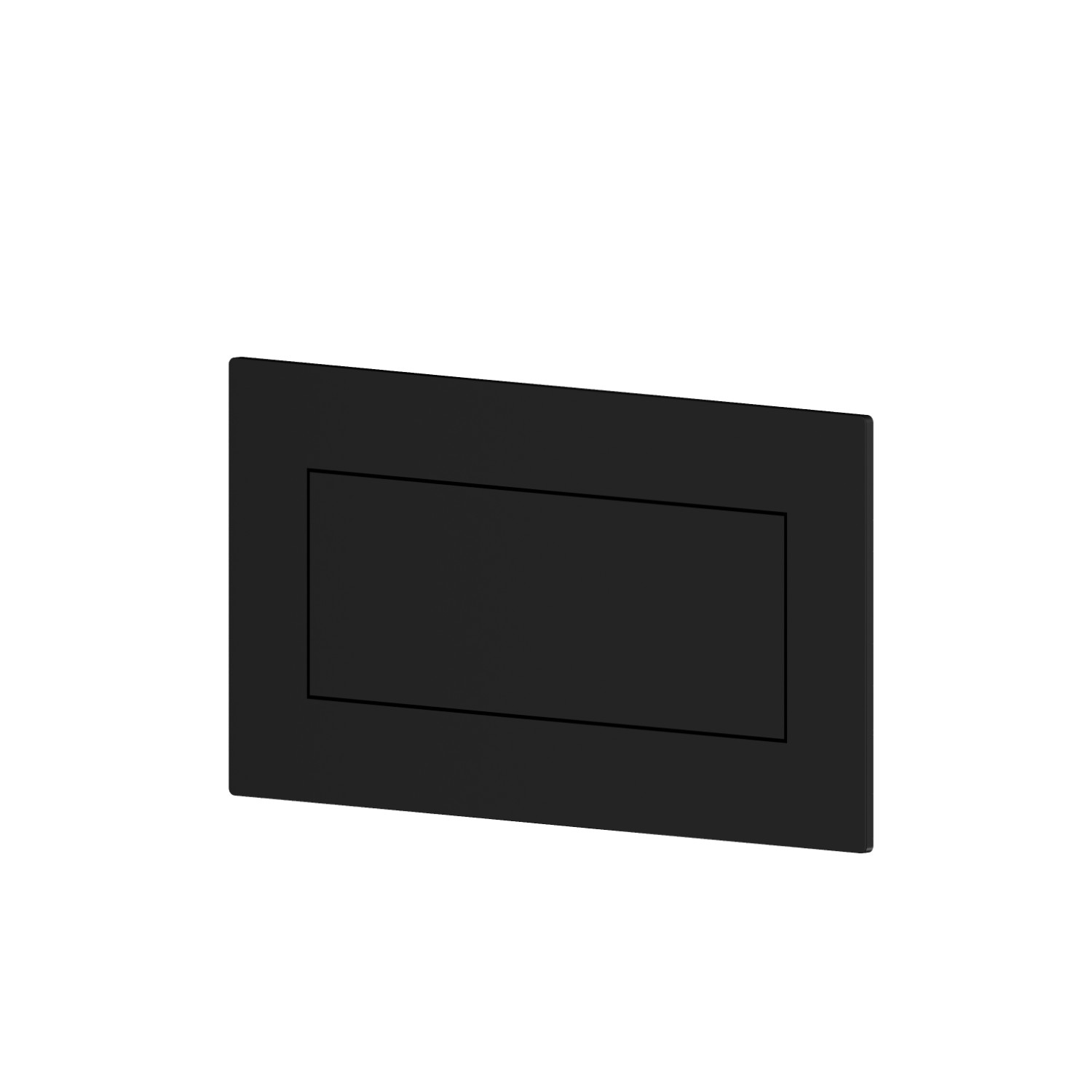 External part of 2 ways out concealed automatic diverter - finish Matt Black