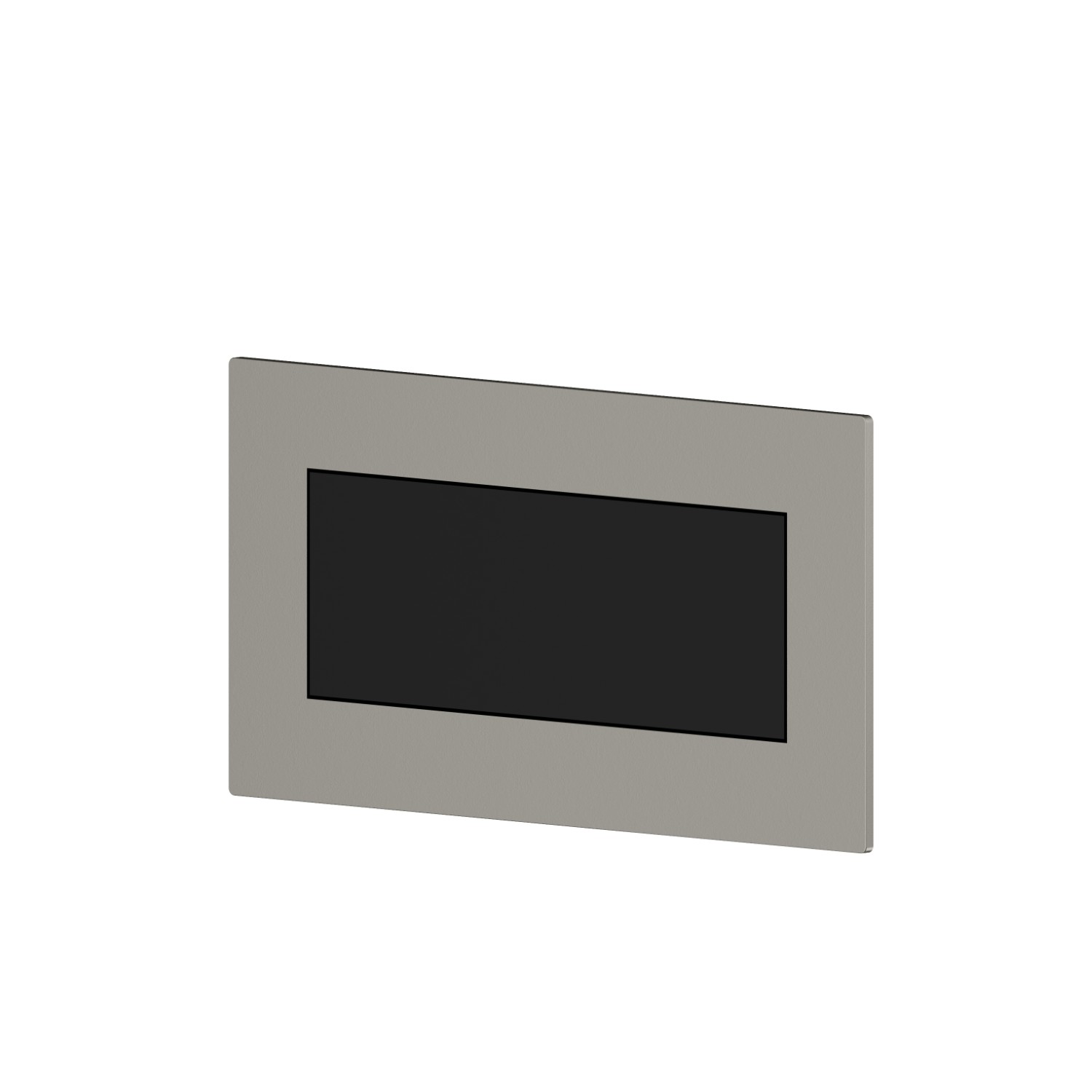 External part of 2 ways out concealed automatic diverter - finish Titanium Satin - Matt black