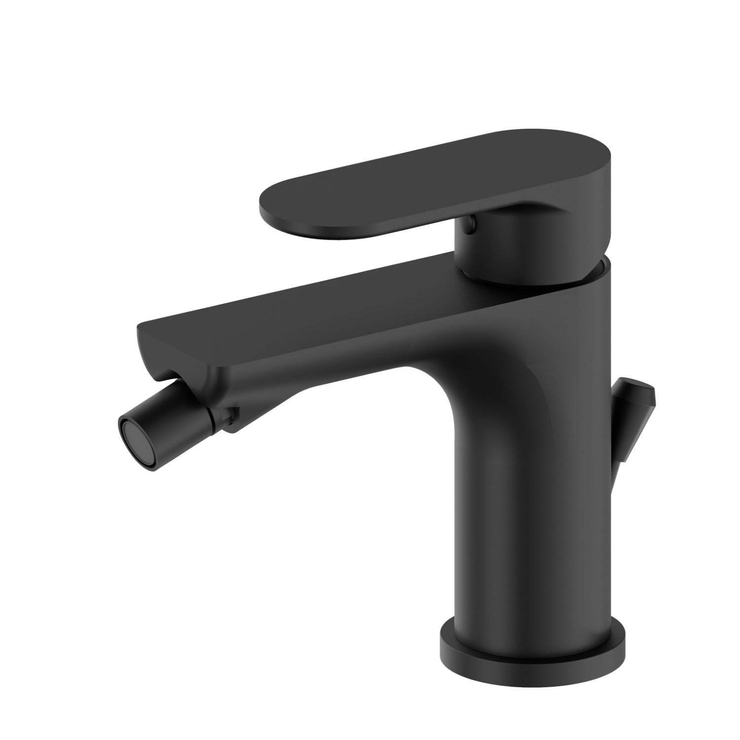 Single lever bidet mixer - finish Matt Black