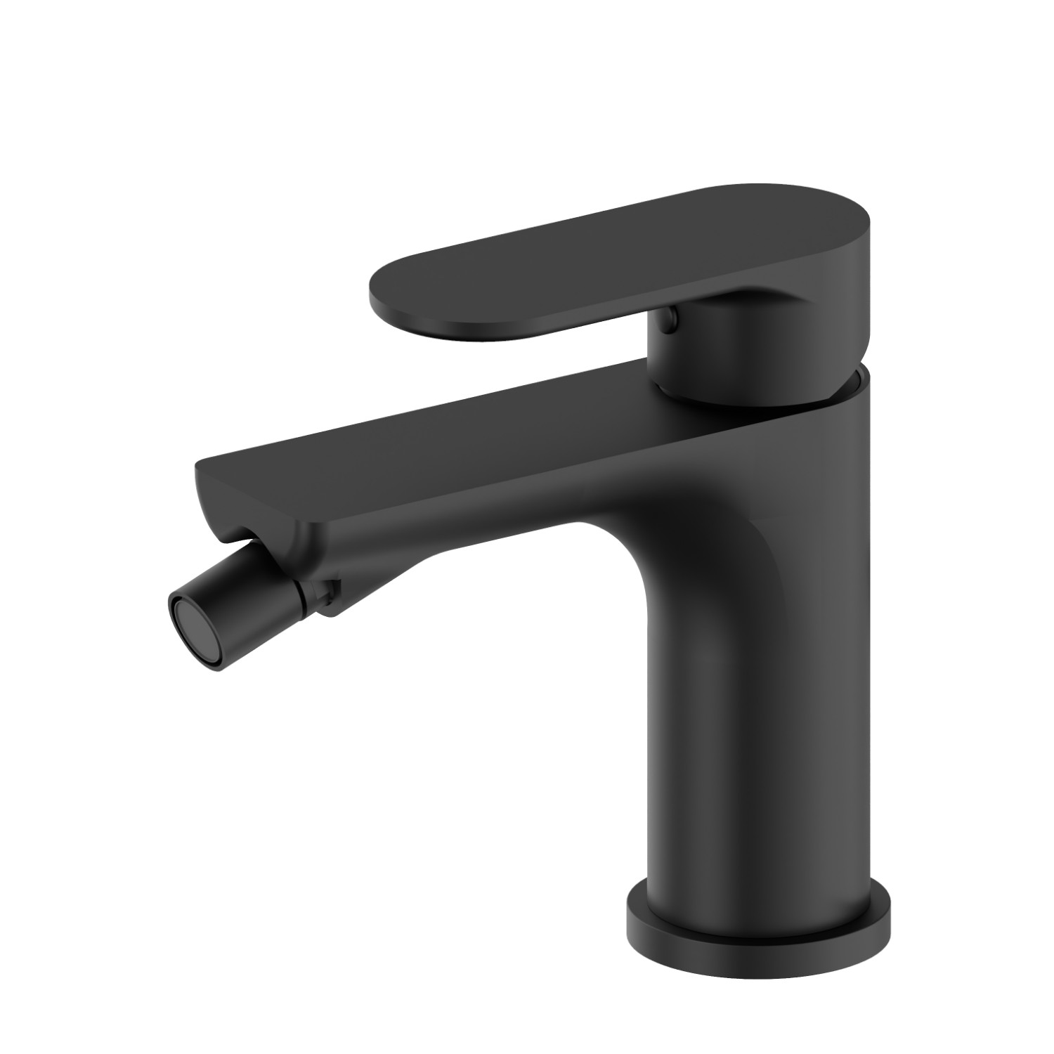 Single lever bidet mixer - finish Matt Black