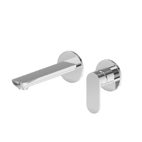 Single lever wall mixer group - finish Chrome