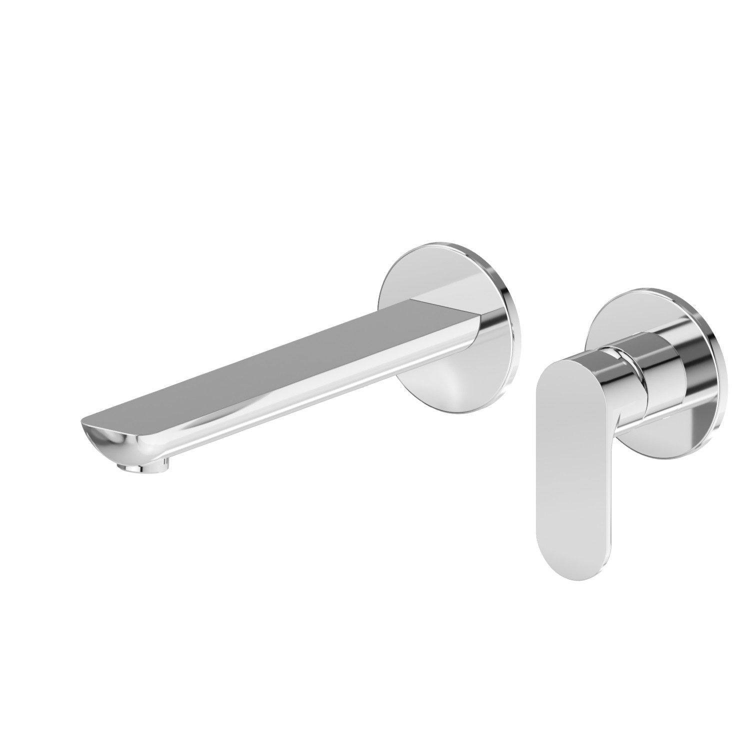 Single lever wall mixer group - finish Chrome
