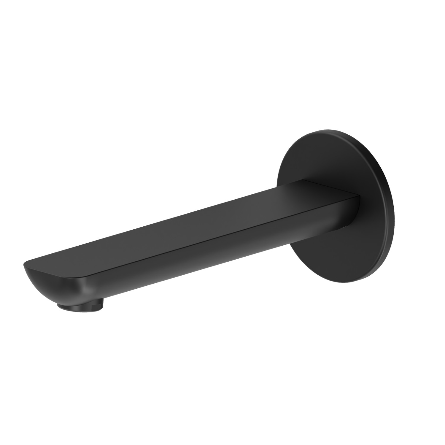 Wall spout for basin group with 1/2” connection - finish Matt Black