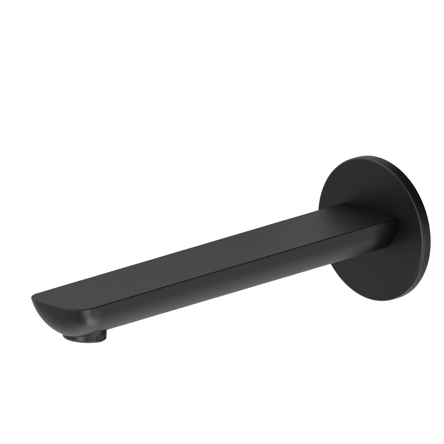 Wall spout for basin group with 1/2” connection - finish Matt Black