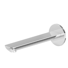 Wall spout for basin group with 1/2” connection - finish Chrome