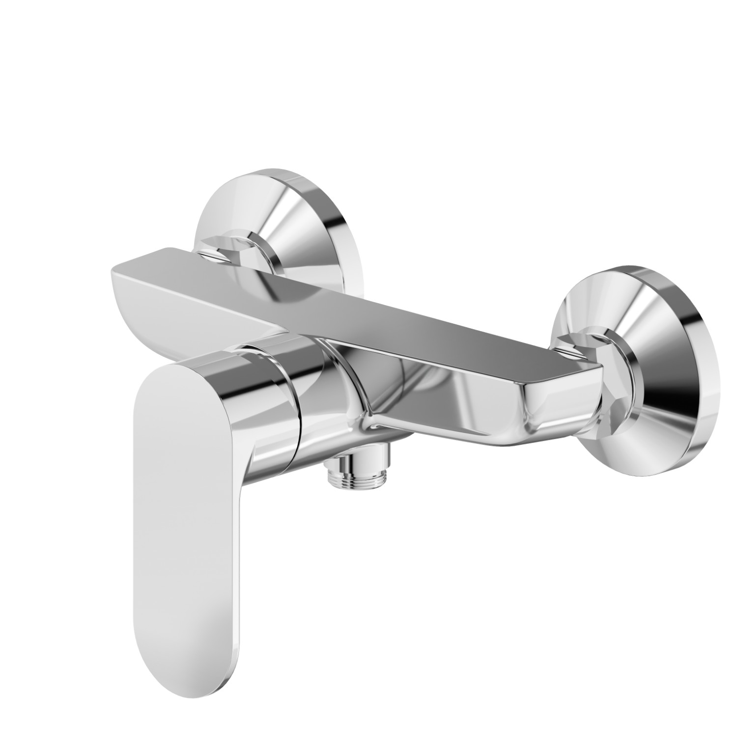 Single lever exposed shower mixer - finish Chrome