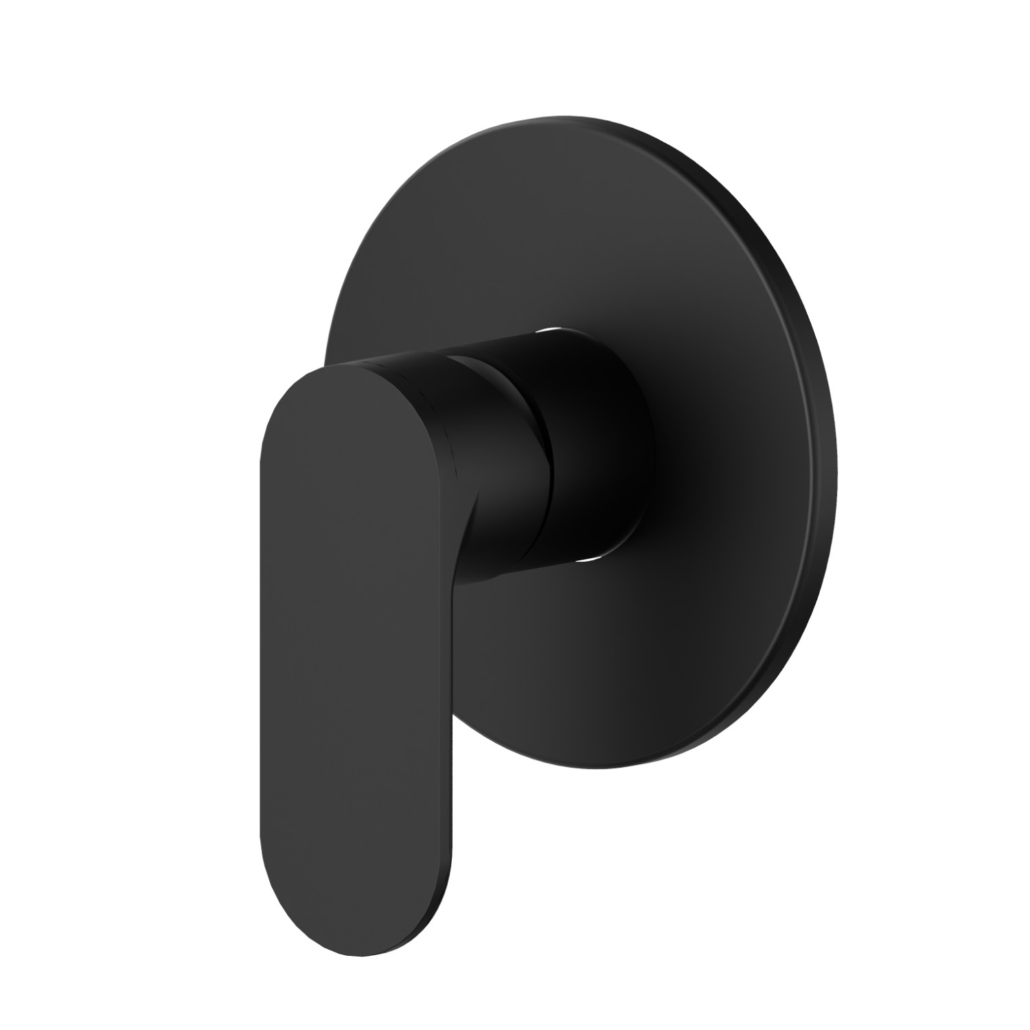 Miscelatore monocomando ad incasso ad una uscita, ingressi ed uscite da 1/2”. Completo di parte incasso. - finitura Nero opaco