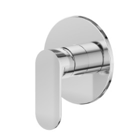 One way out single lever concealed mixer, 1/2” connections. With concealed part - finish Chrome