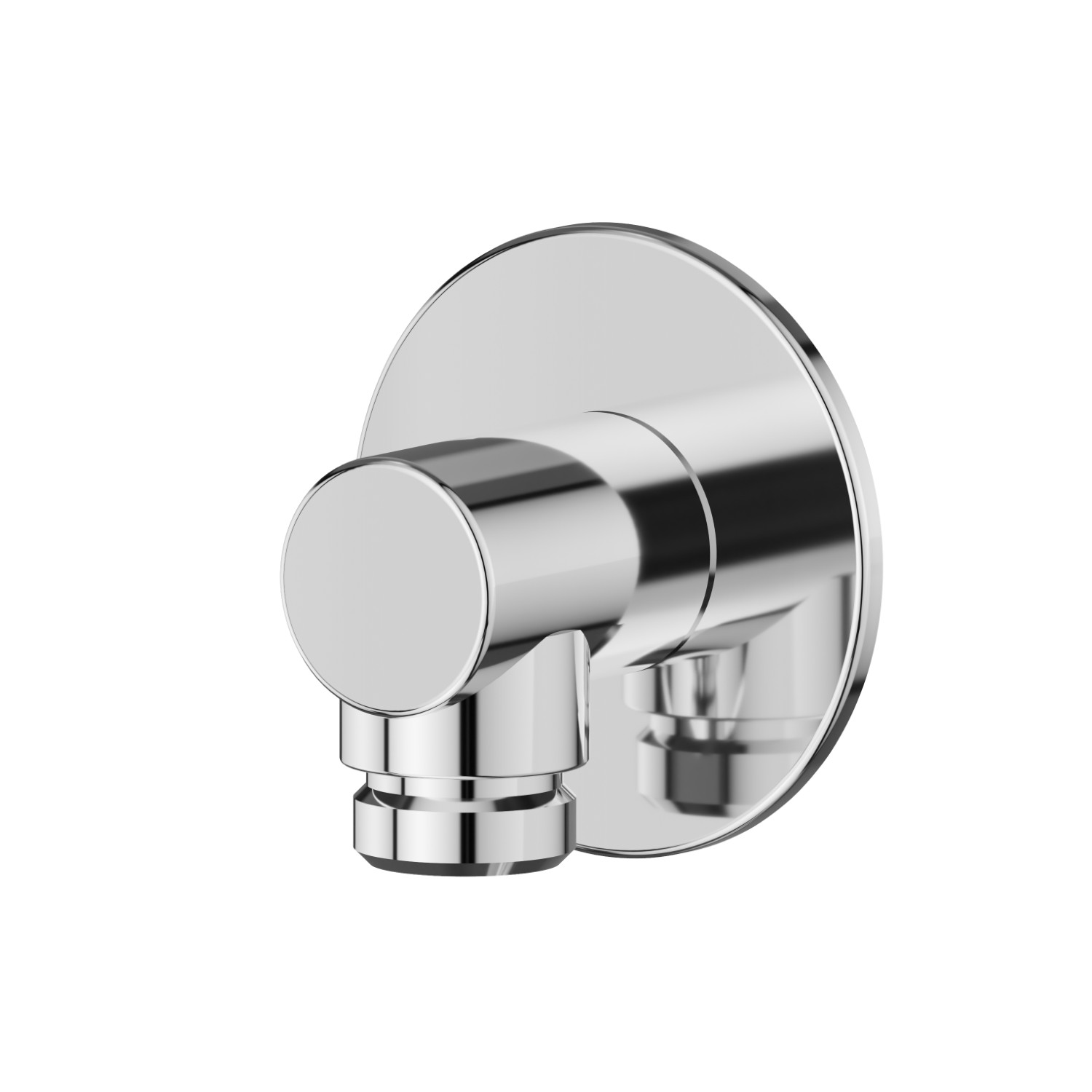 Wall union - finish Chrome