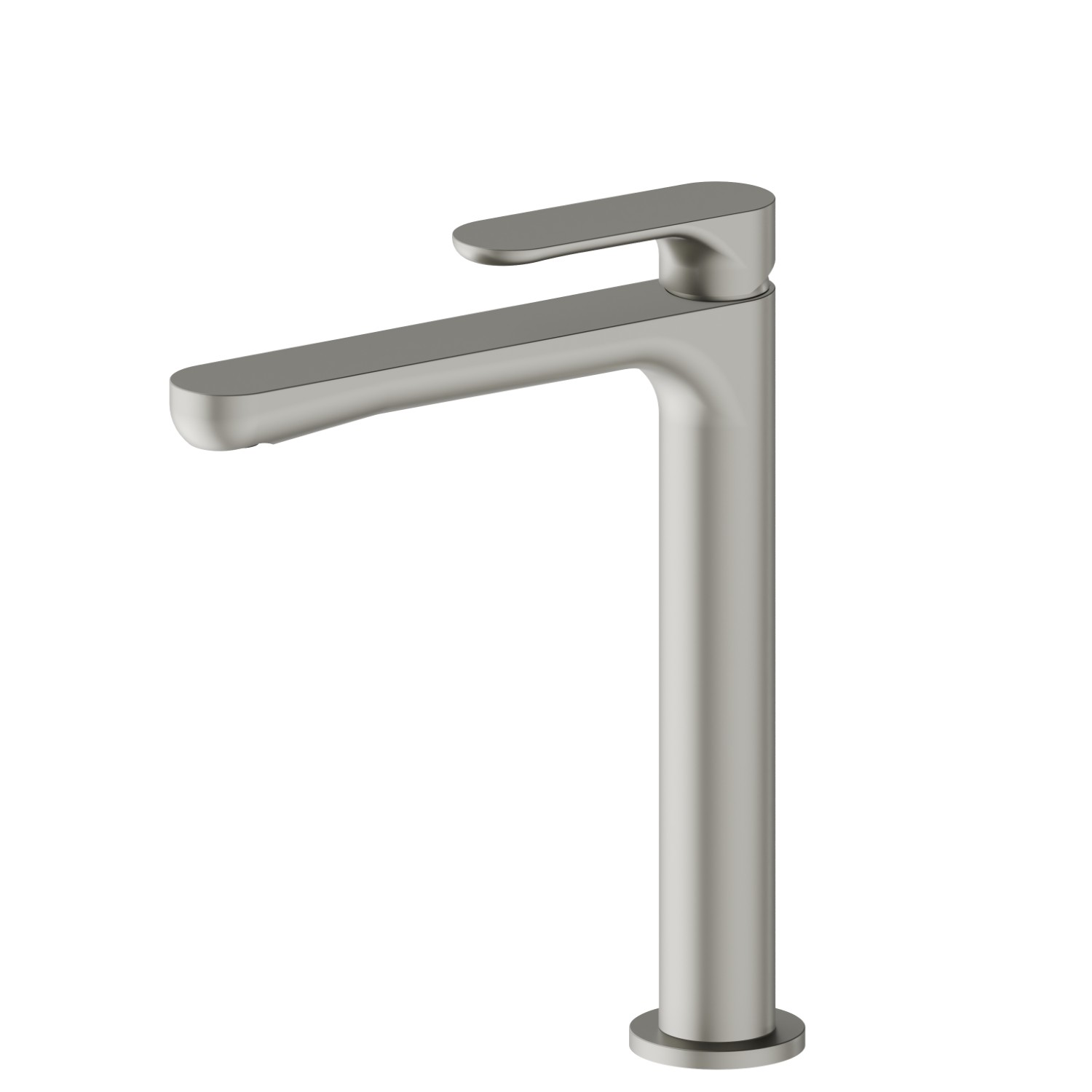 Single lever basin mixer, medium version, for above counter basin - finish Titanium Satin