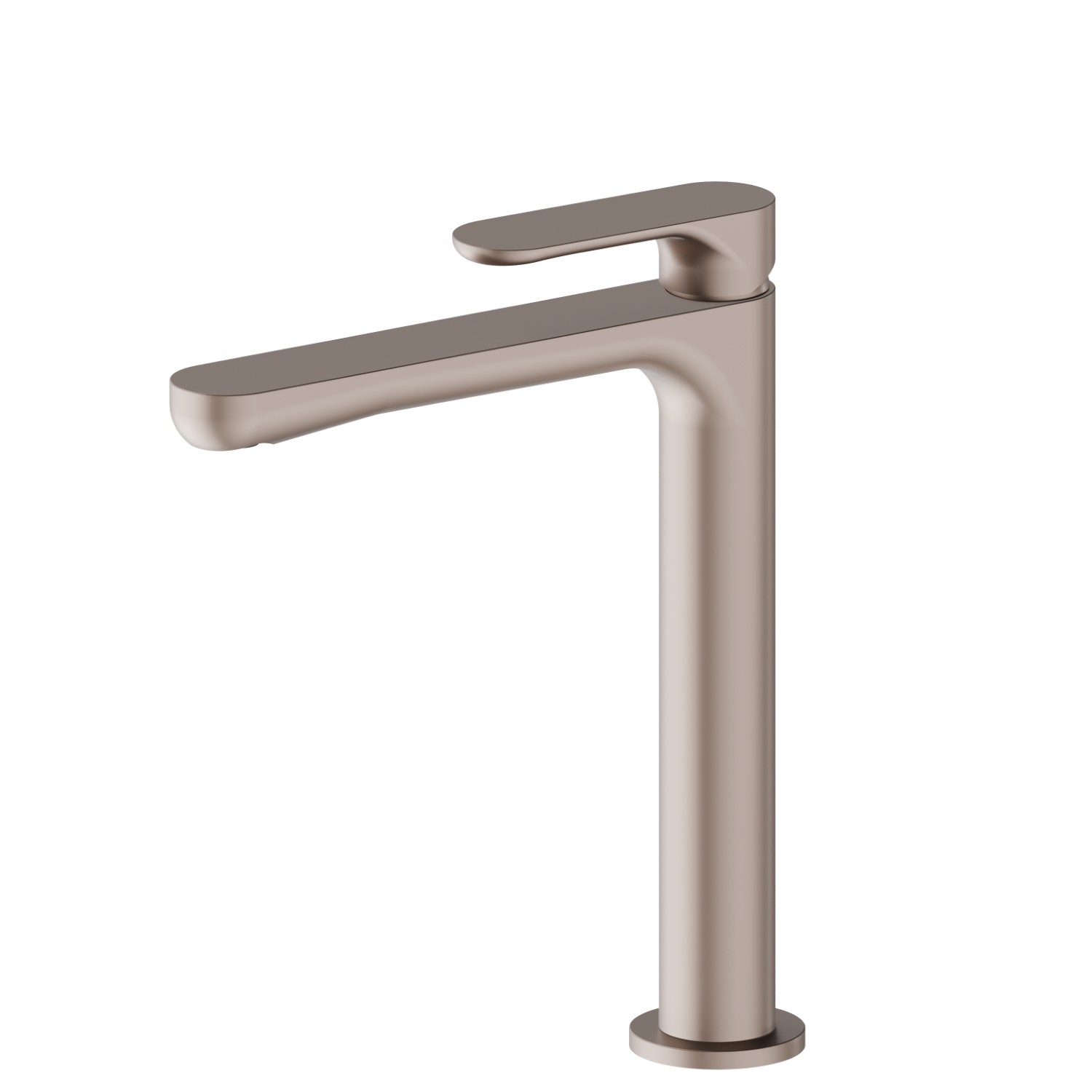 Single lever basin mixer, medium version, for above counter basin - finish Copper Glossy