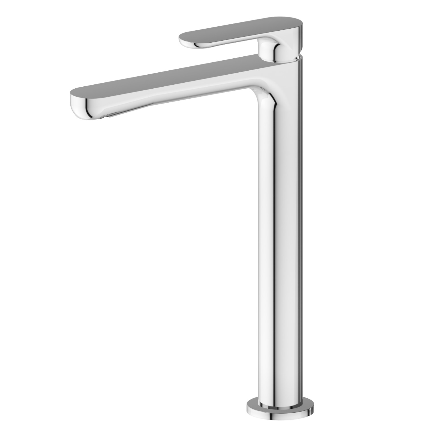 Single lever basin mixer, high version, for above counter basin - finish Chrome