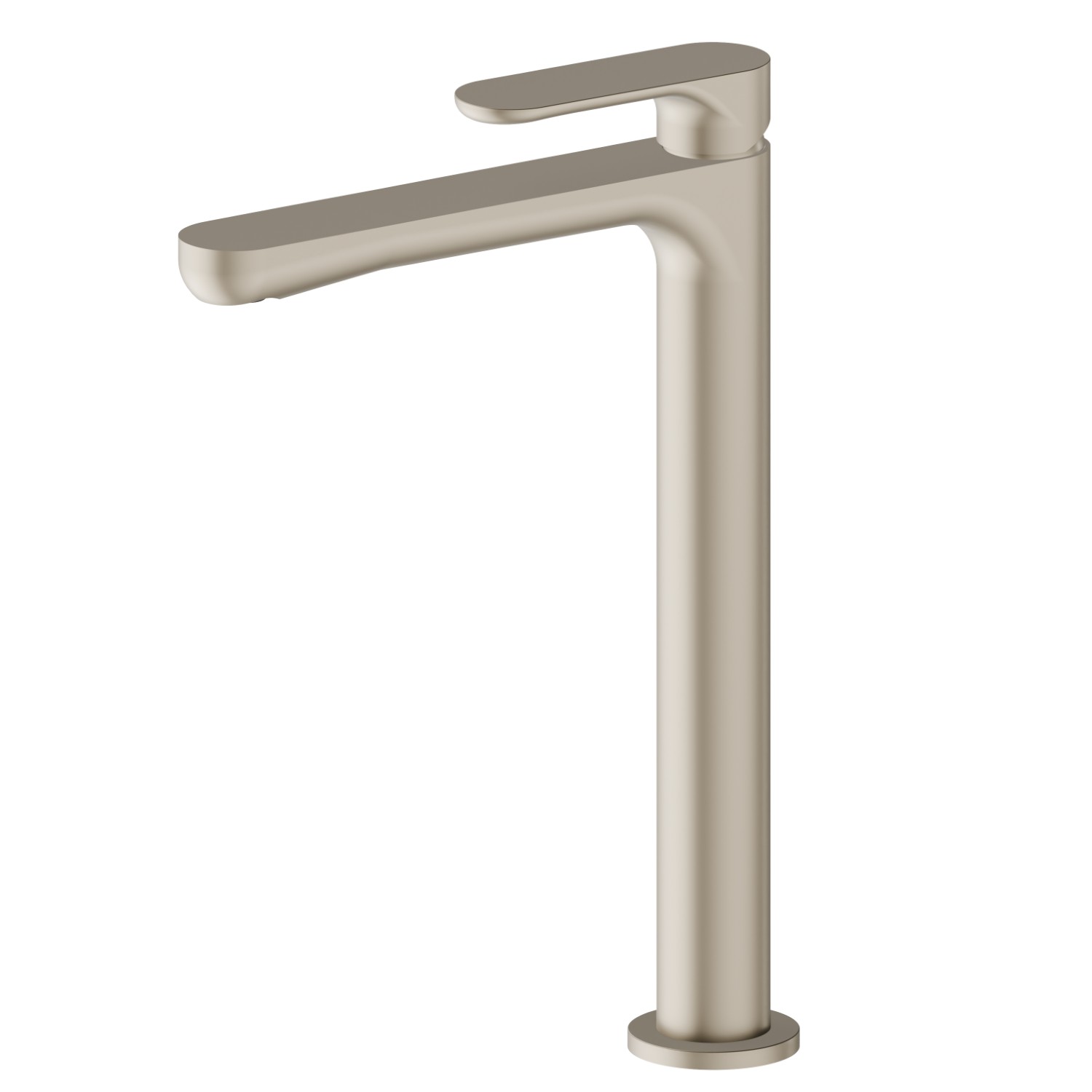 Single lever basin mixer, high version, for above counter basin - finish Gold Satin