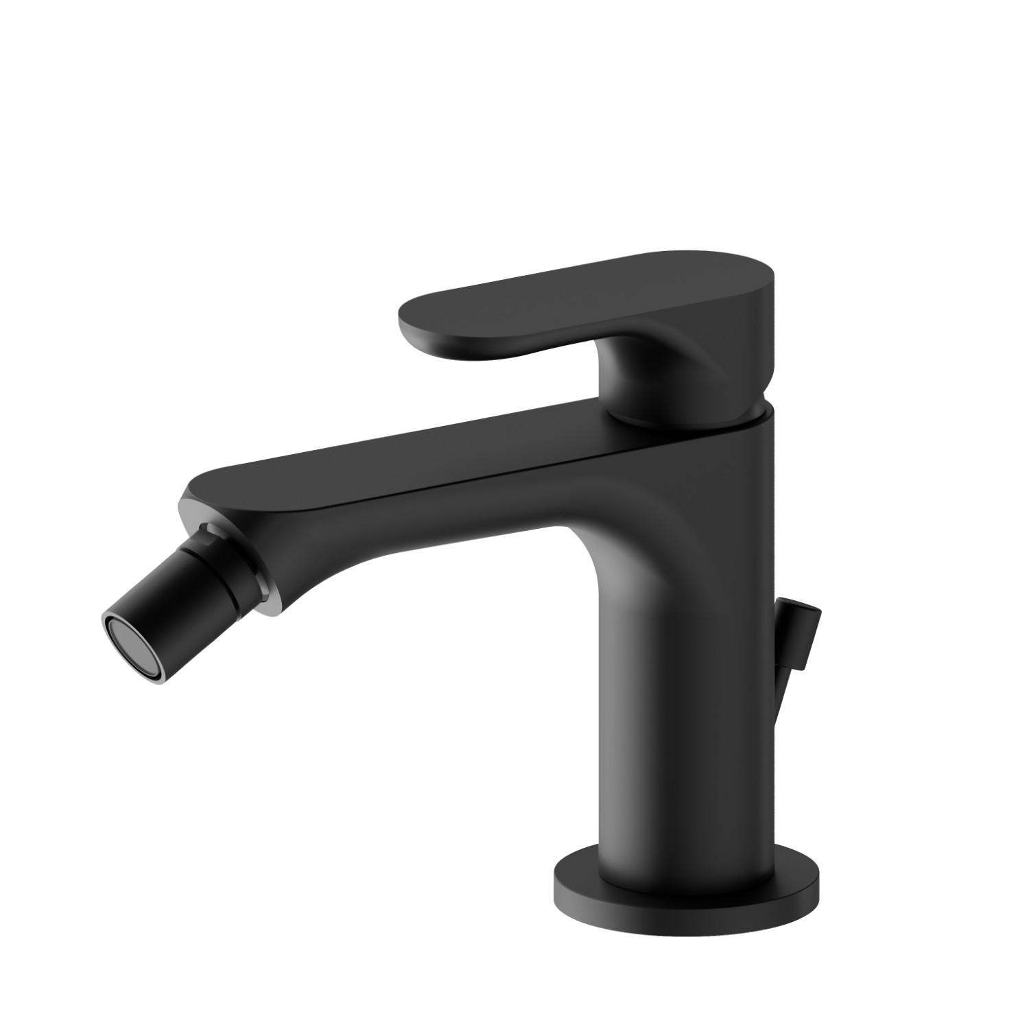 Single lever bidet mixer - finish Matt Black