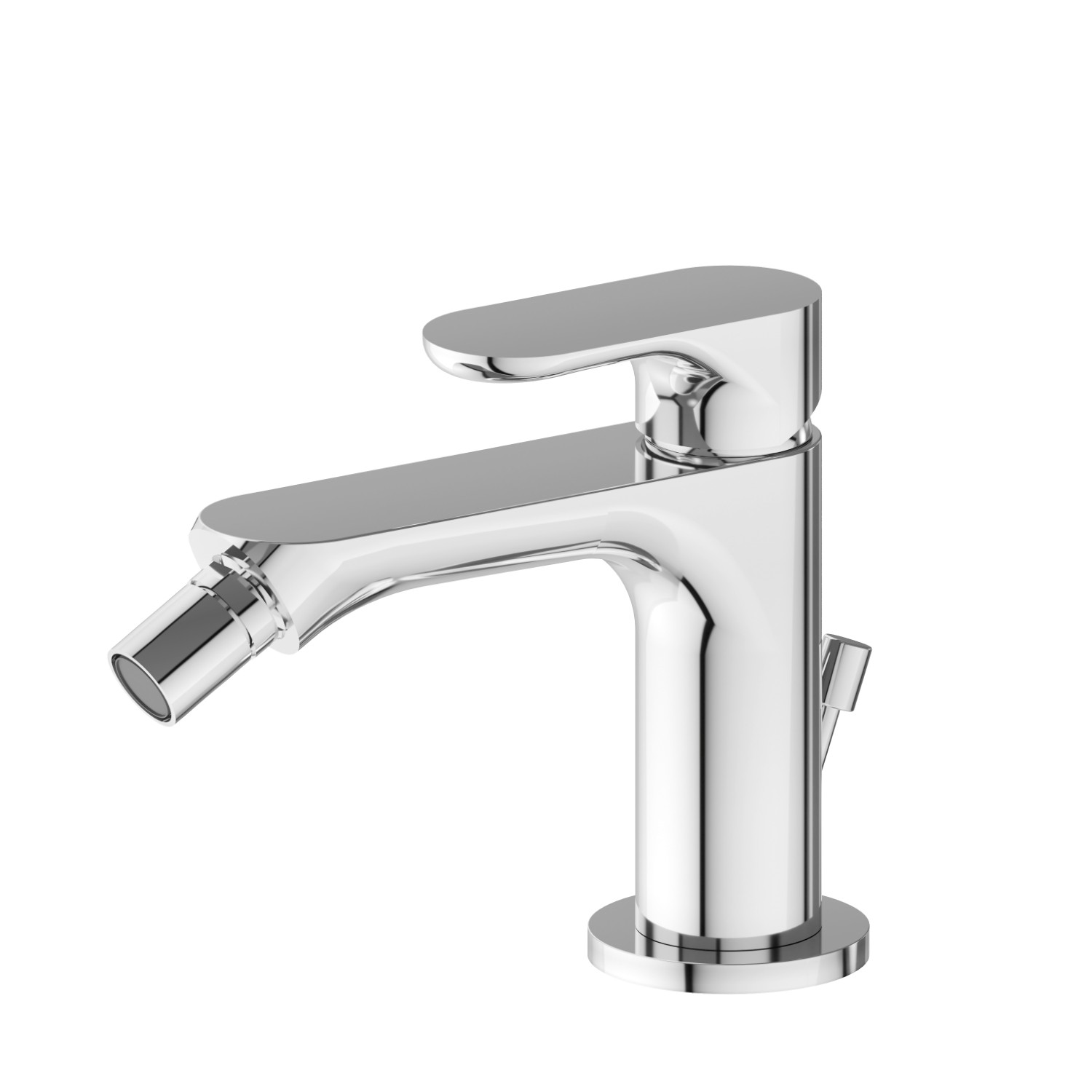 Single lever bidet mixer - finish Chrome