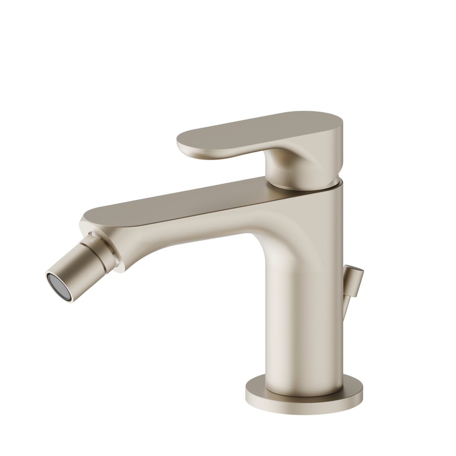 Single lever bidet mixer - finish Gold Satin