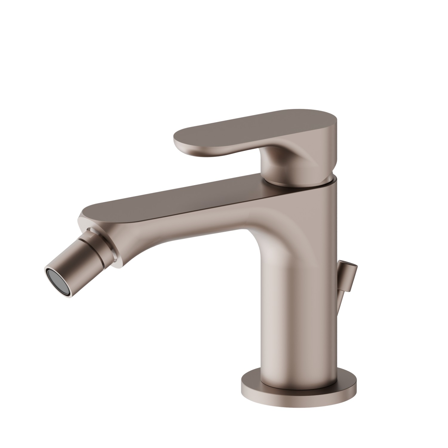 Single lever bidet mixer - finish Copper Glossy