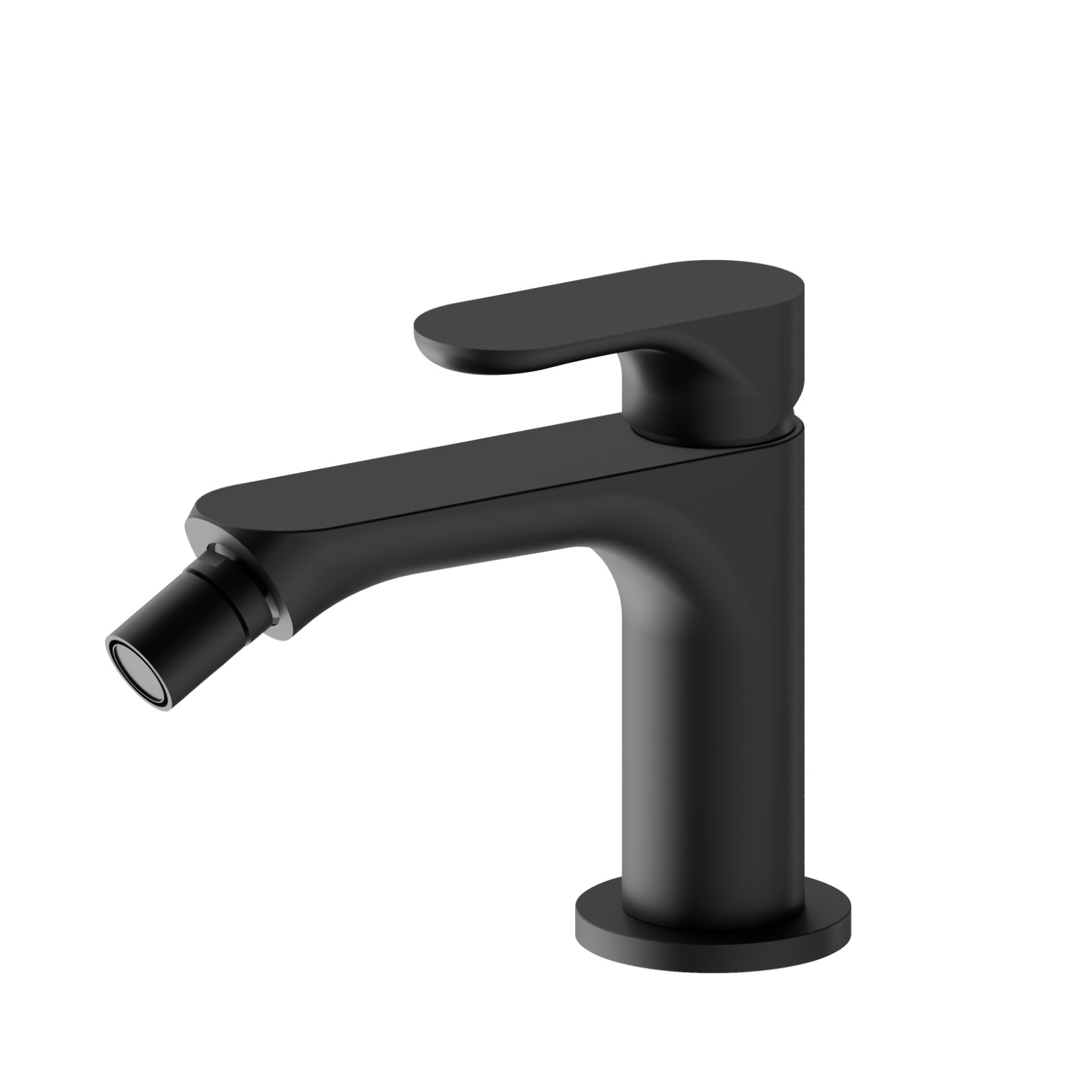 Single lever bidet mixer - finish Matt Black