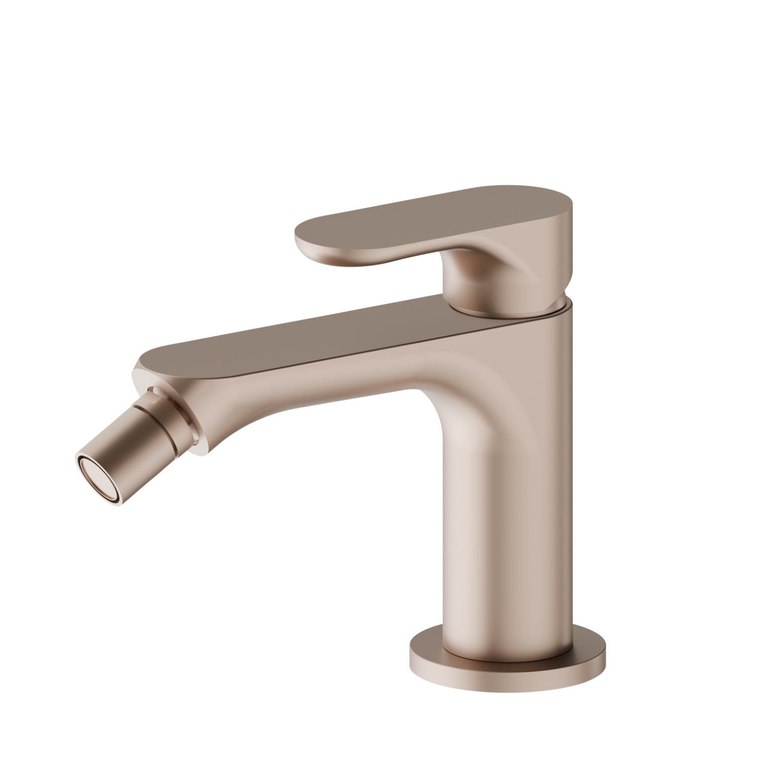 Single lever bidet mixer - finish Copper Satin