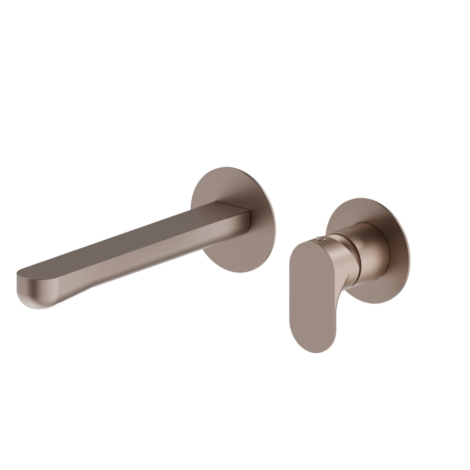 Single lever wall mixer group - finish Copper Glossy