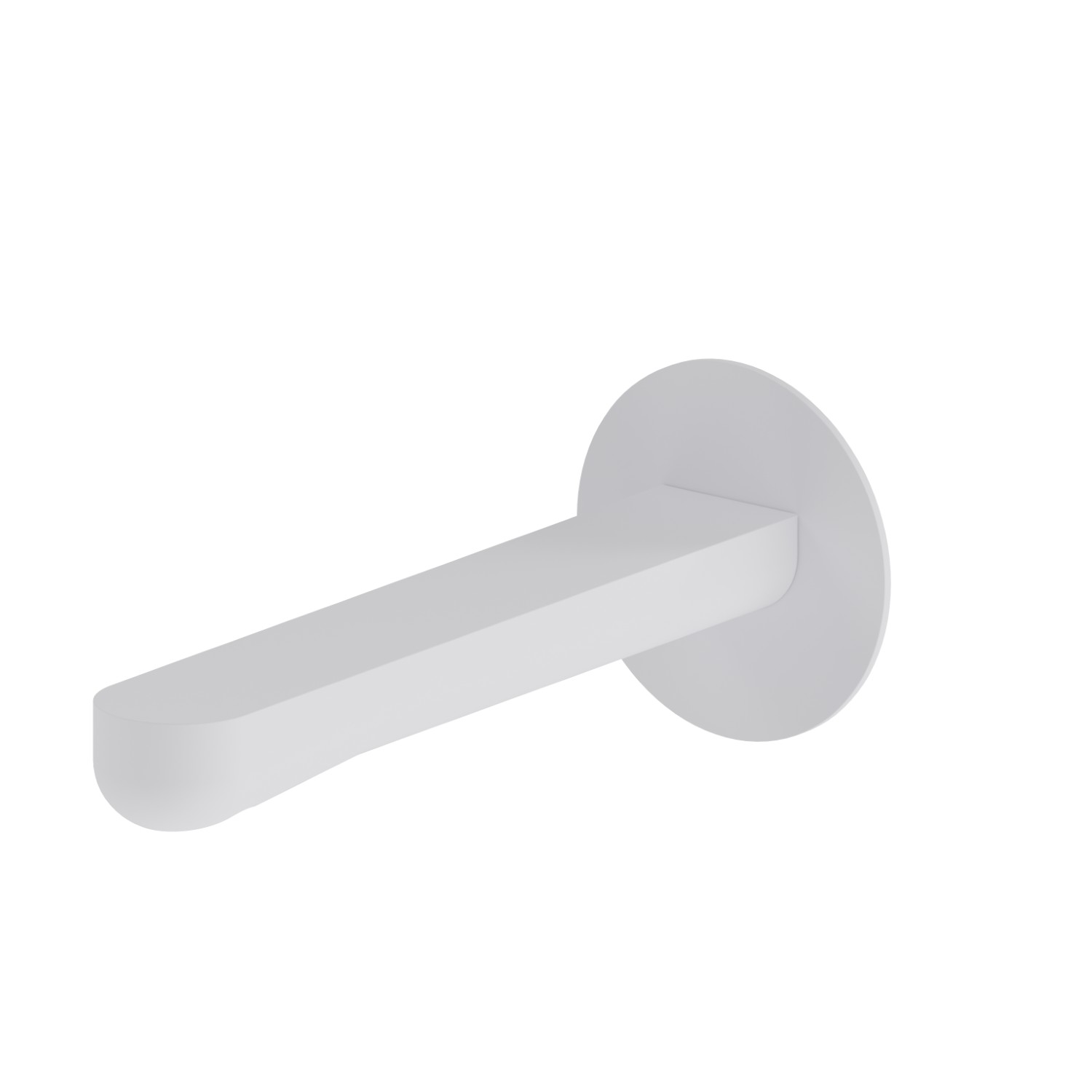 Wall spout for basin group with 1/2” connection - finish Matt White