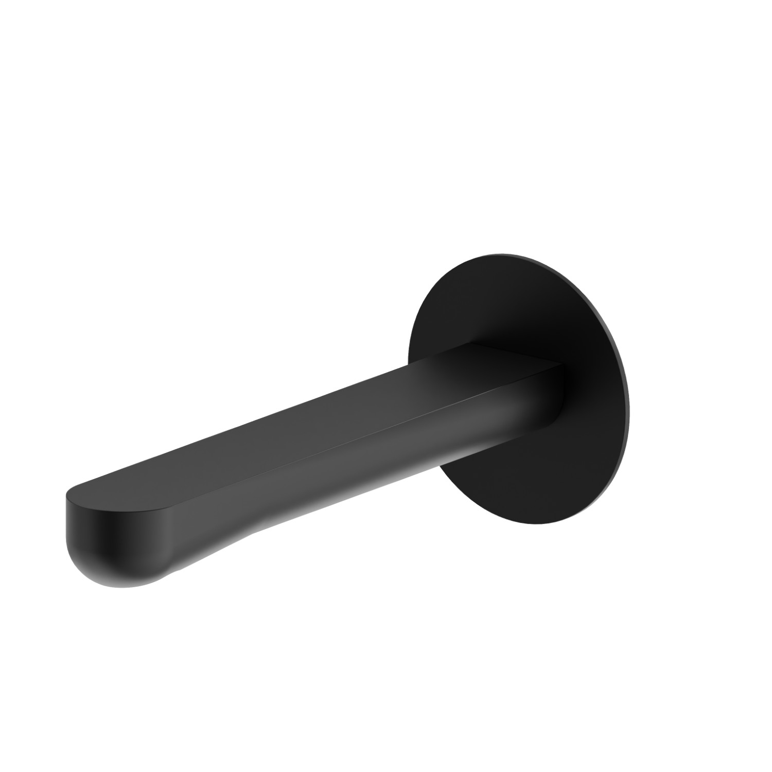 Wall spout for basin group with 1/2” connection - finish Matt Black