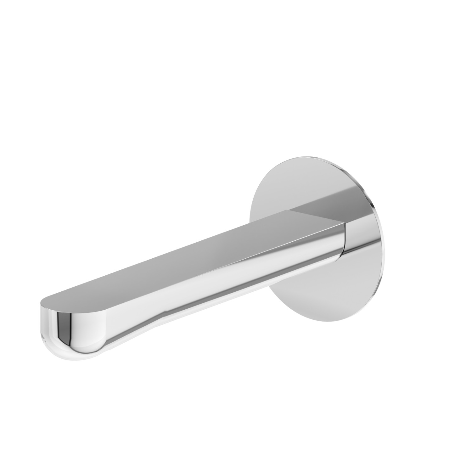 Wall spout for basin group with 1/2” connection - finish Chrome