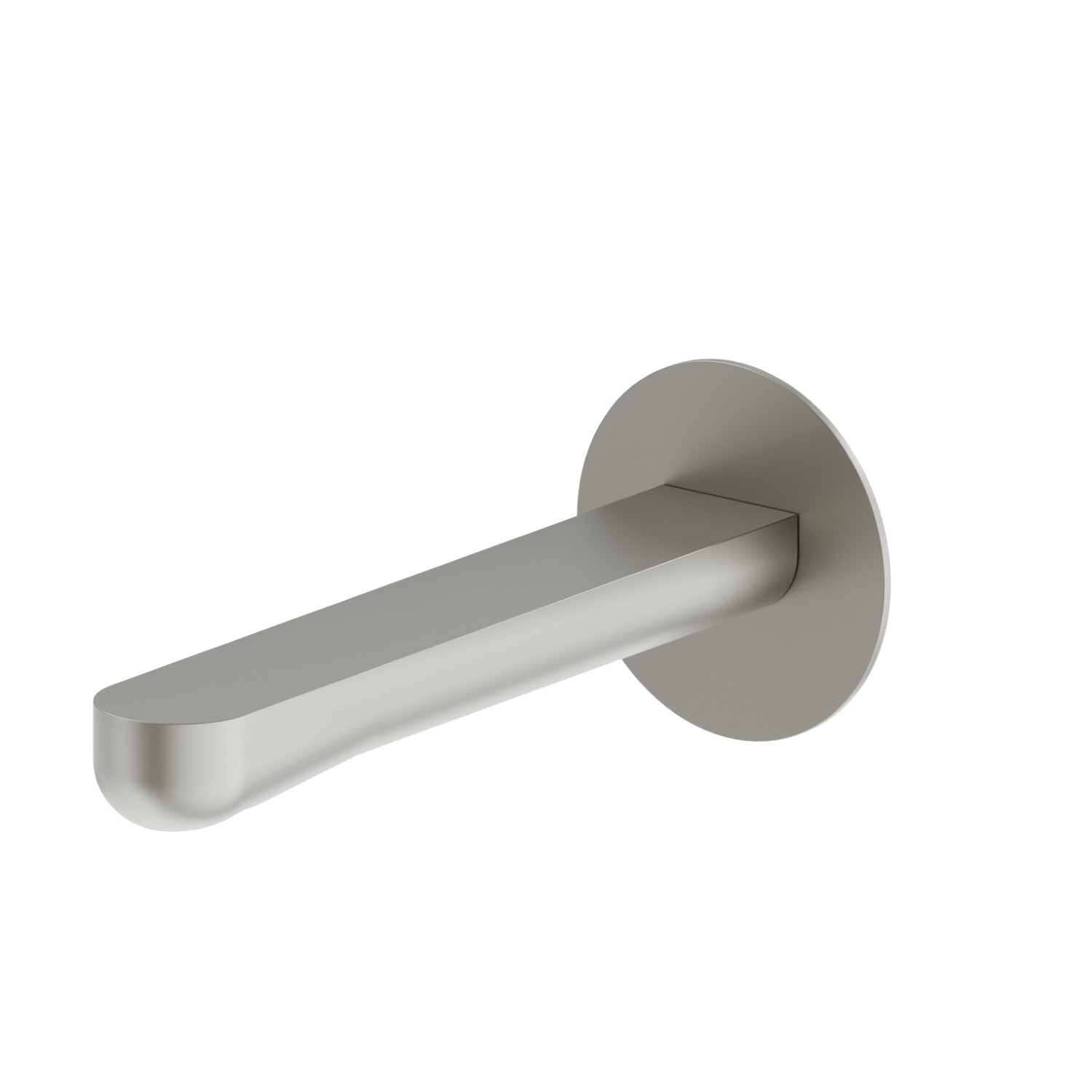 Wall spout for basin group with 1/2” connection - finish Titanium Satin