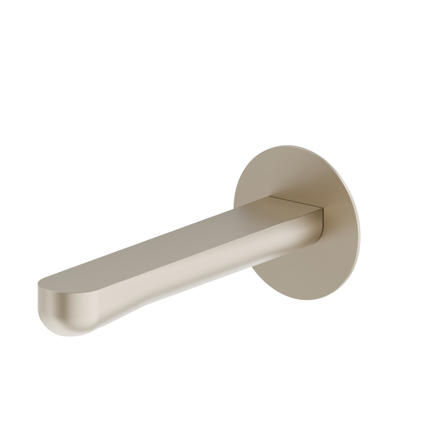 Wall spout for basin group with 1/2” connection - finish Gold Satin