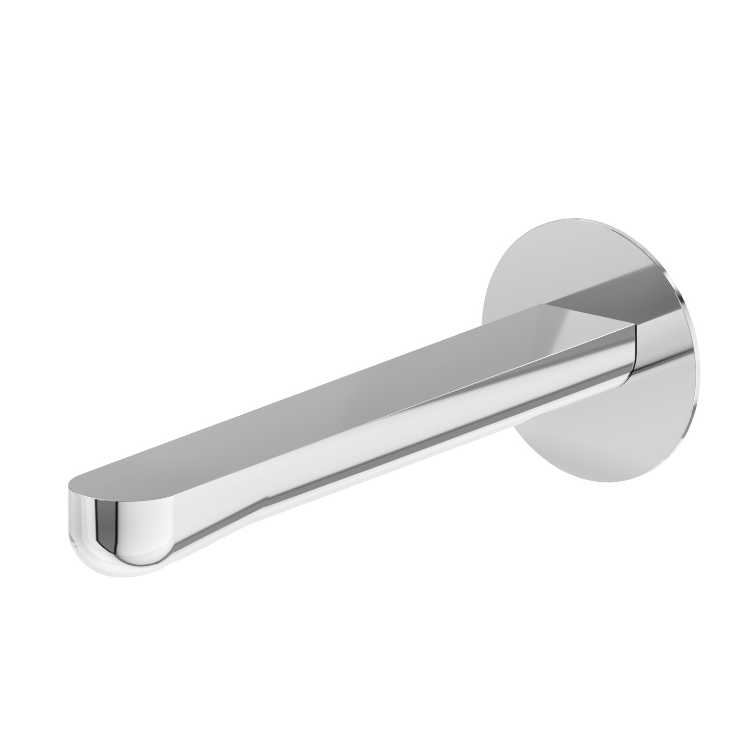Wall spout for basin group with 1/2” connection - finish Chrome