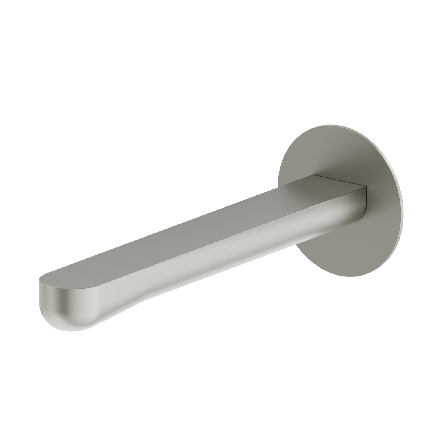 Wall spout for basin group with 1/2” connection - finish Titanium Satin