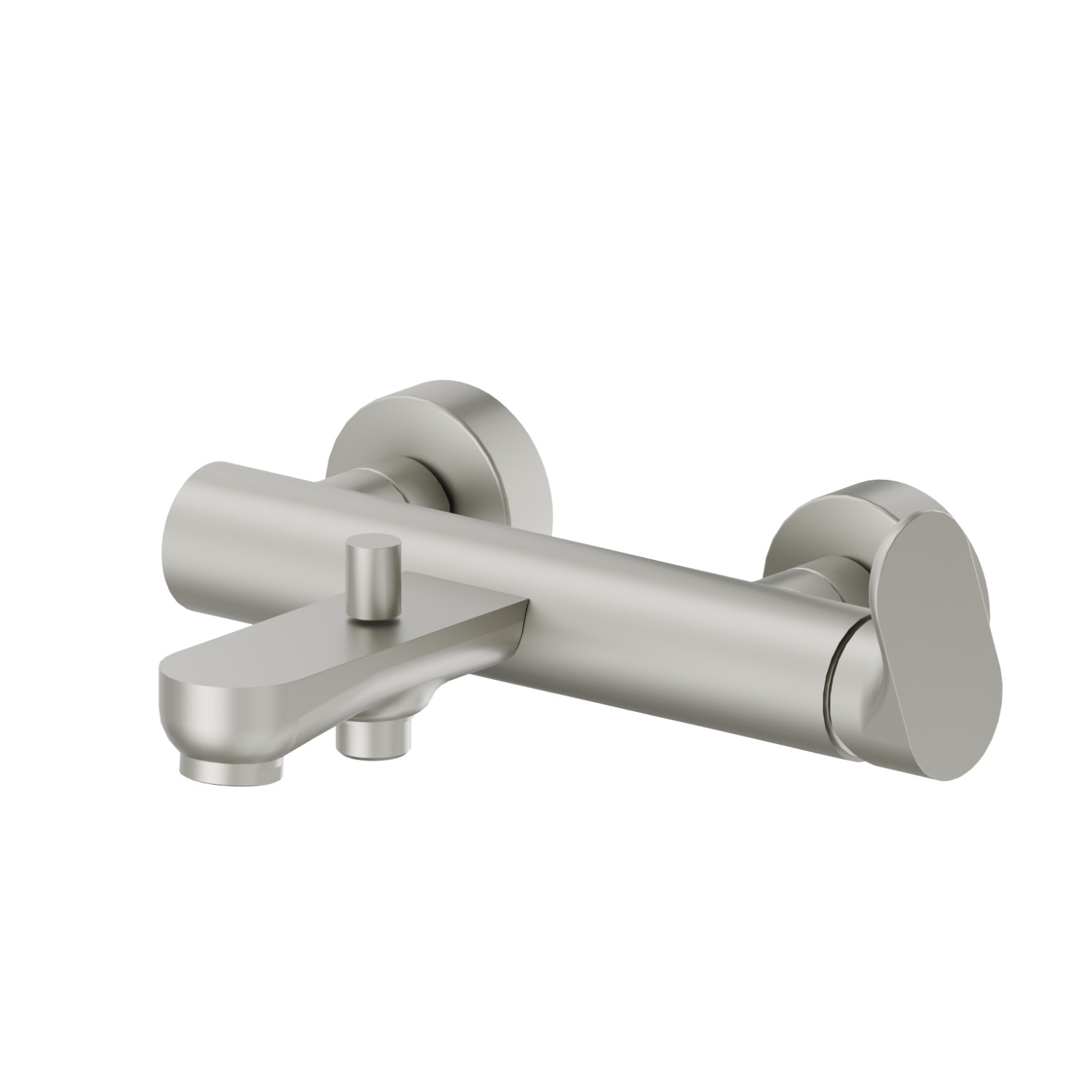 Single lever exposed bath mixer automatic diverter bath/shower set - finish Titanium Satin