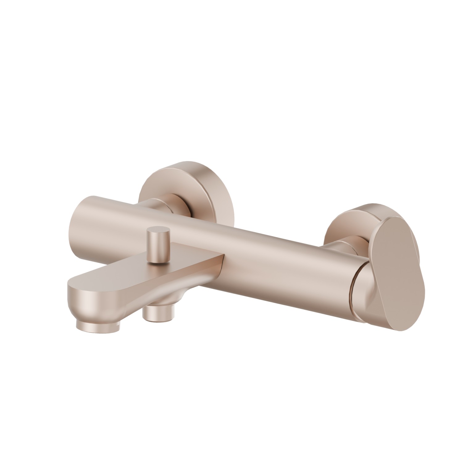 Single lever exposed bath mixer automatic diverter bath/shower set - finish Copper Satin