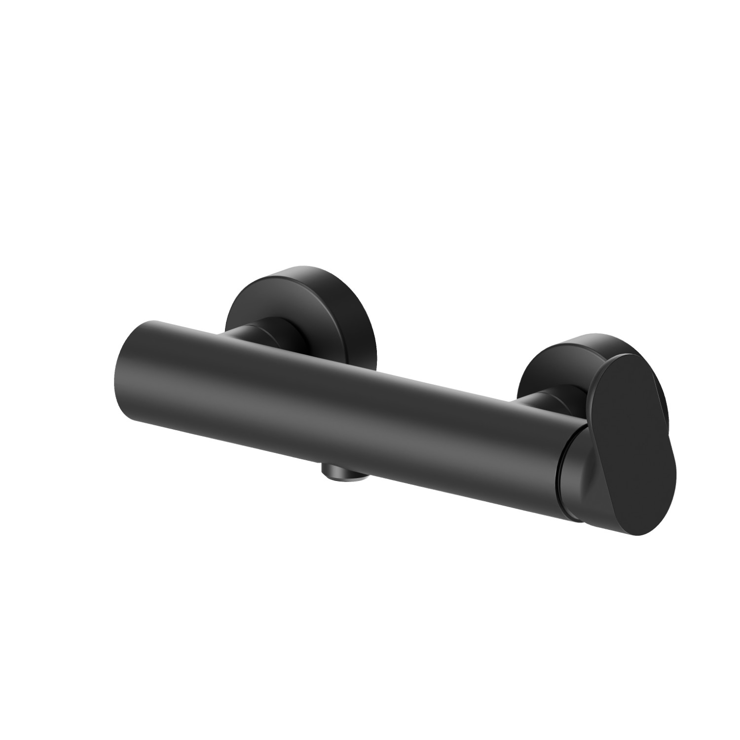 Single lever exposed shower mixer - finish Matt Black