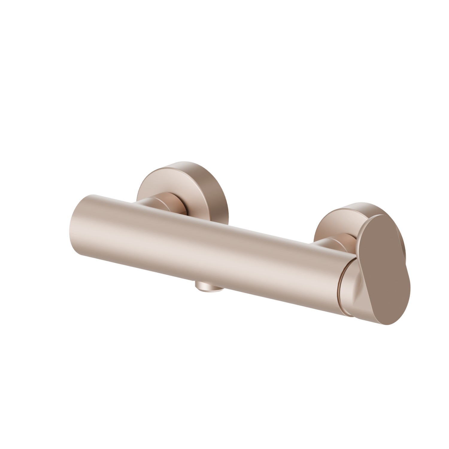 Single lever exposed shower mixer - finish Copper Satin