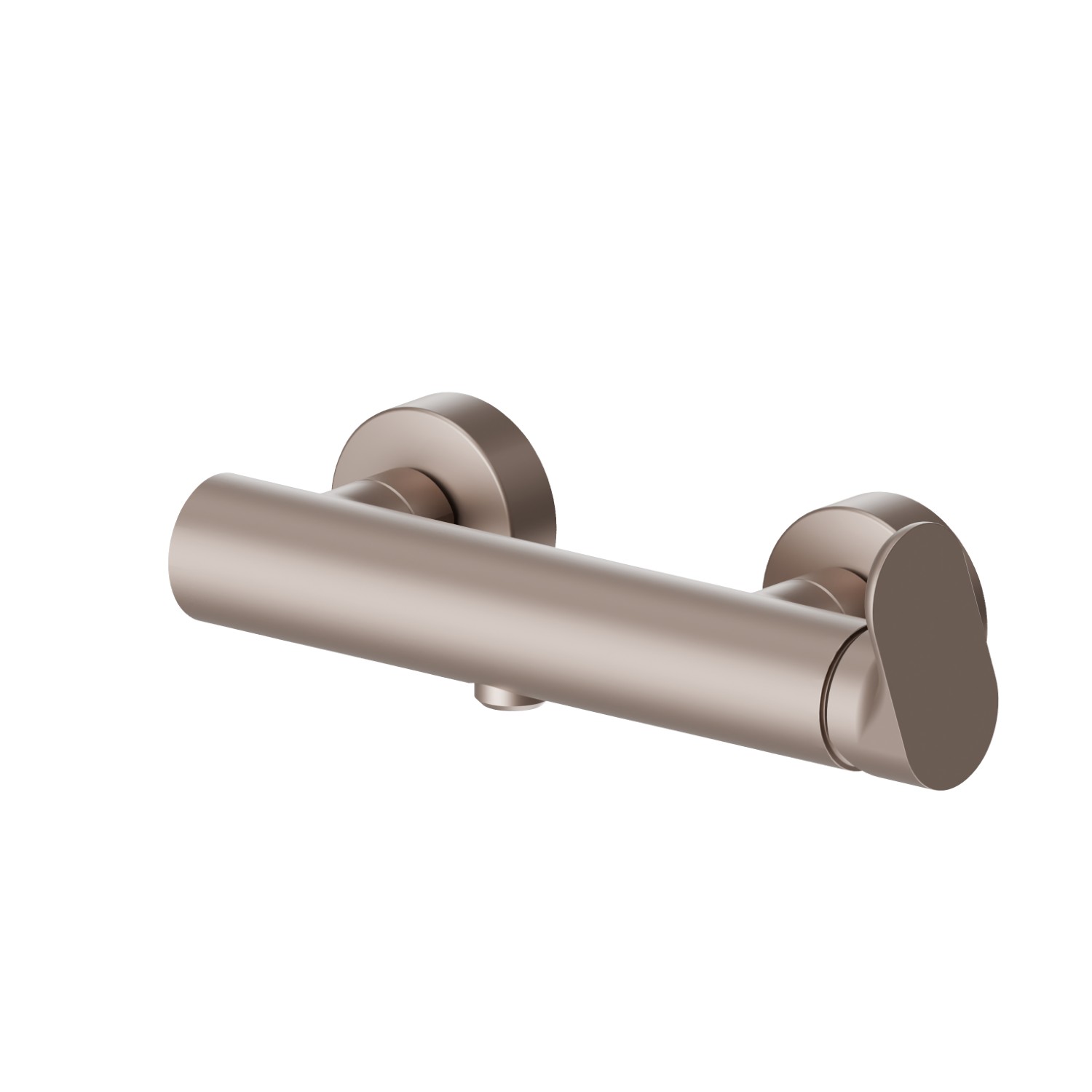 Single lever exposed shower mixer - finish Copper Glossy