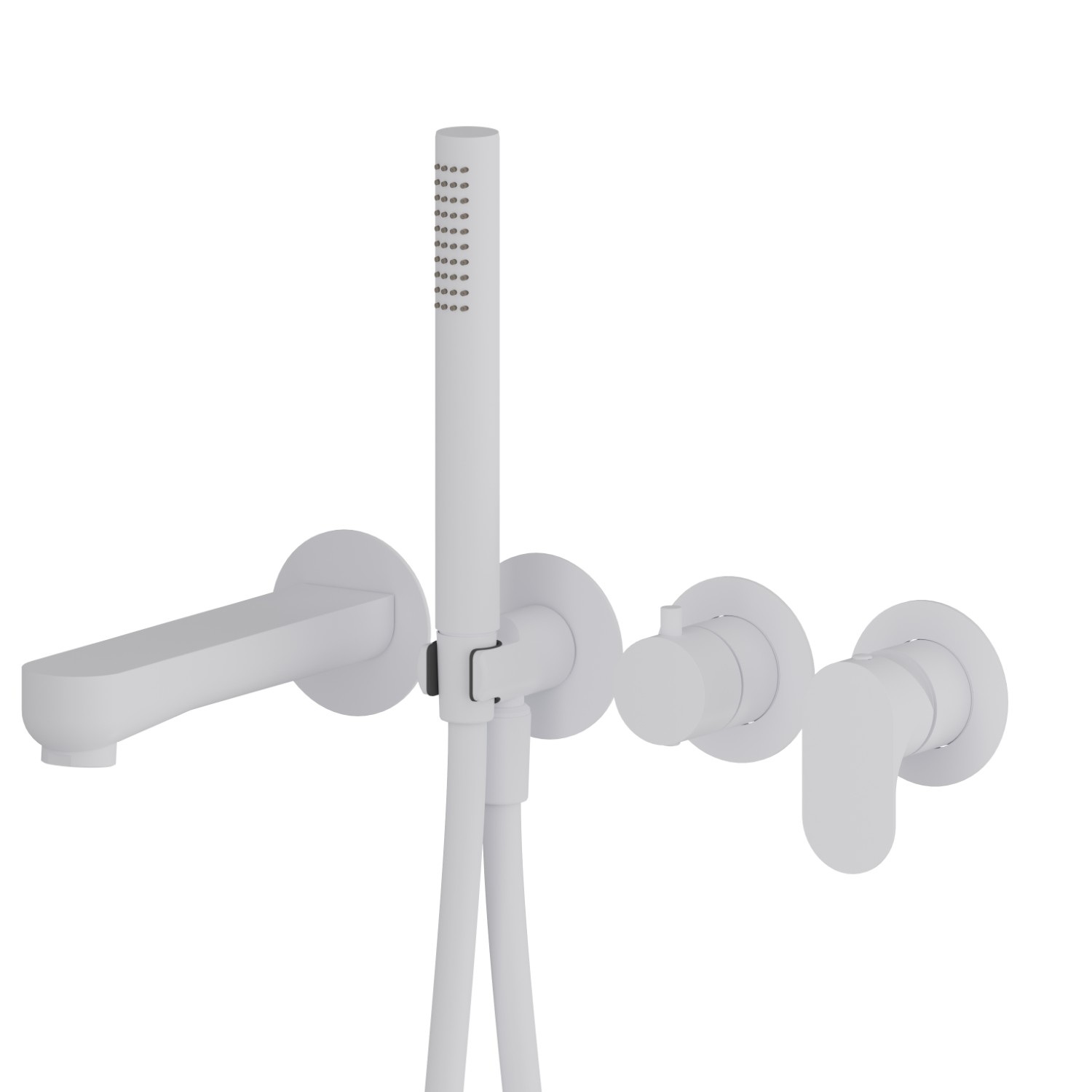 Bath group. Ø70 - finish Matt White