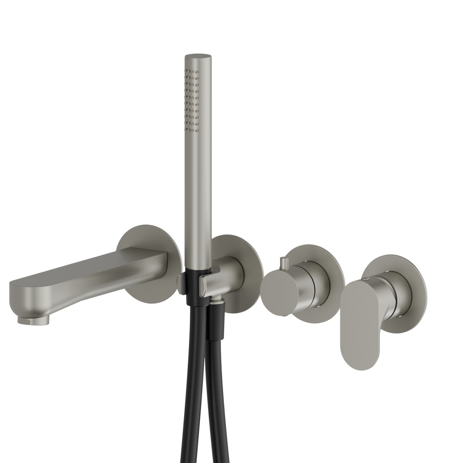 Bath group. Ø70 - finish Titanium Satin