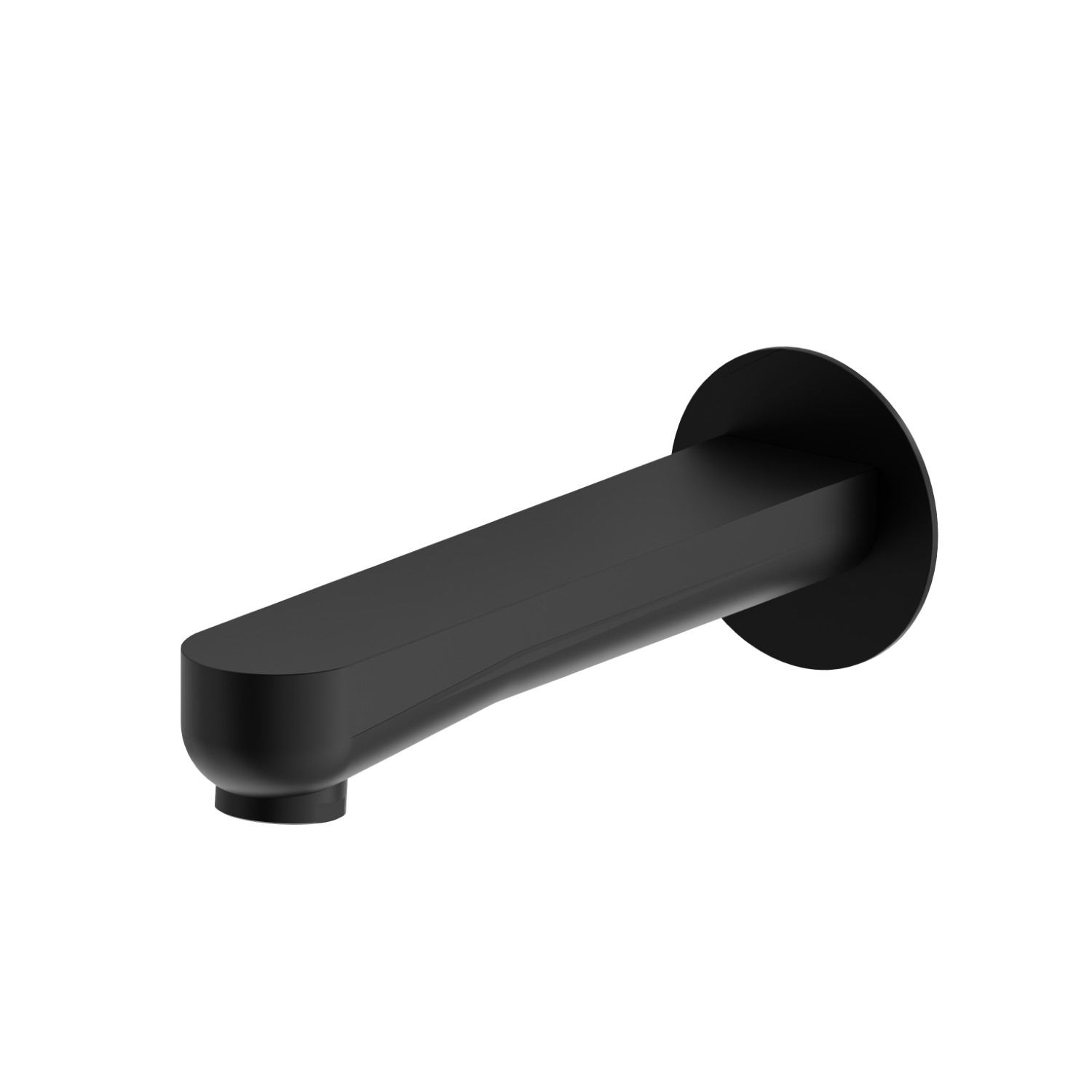 Wall spout for bath group with 1/2” connection - finish Matt Black