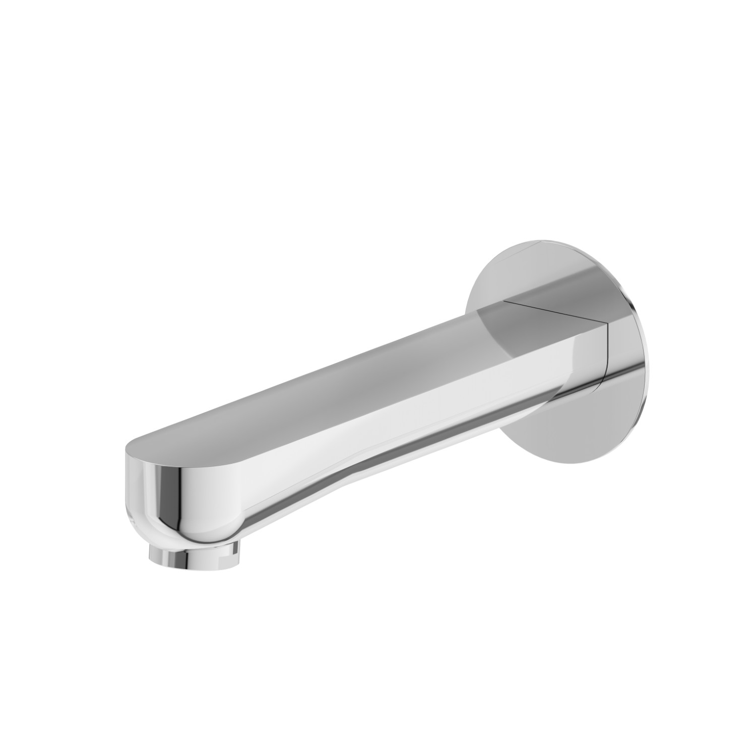 Wall spout for bath group with 1/2” connection - finish Chrome