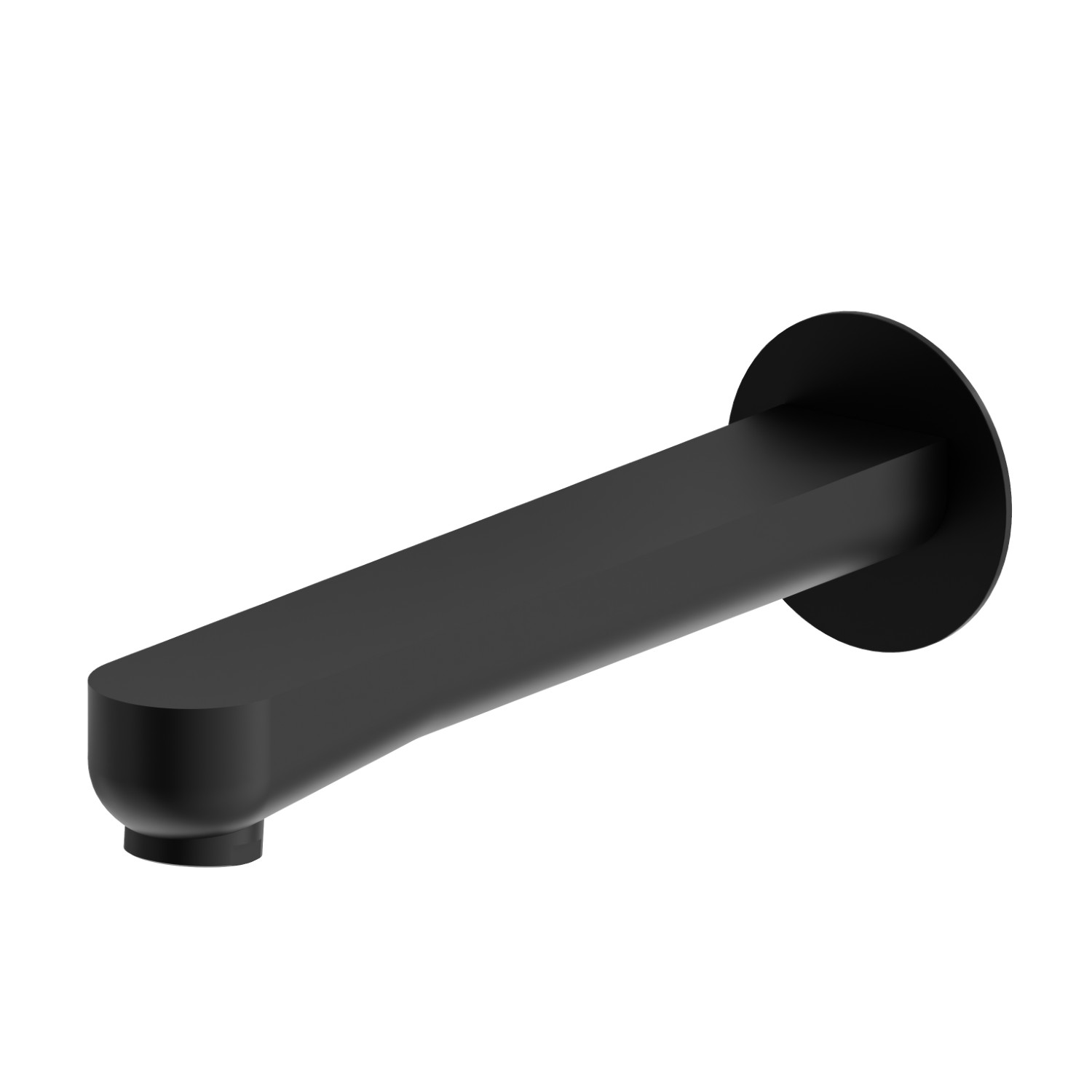 Wall spout for bath group with 1/2” connection - finish Matt Black