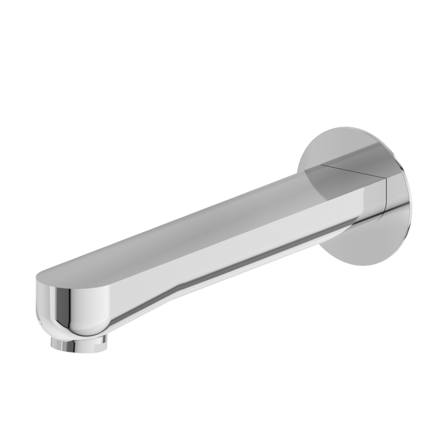 Wall spout for bath group with 1/2” connection - finish Chrome