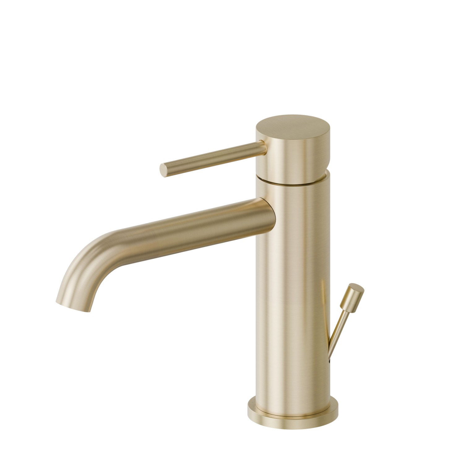 Miscelatore monocomando per lavabo - finitura PVD Brushed Gold