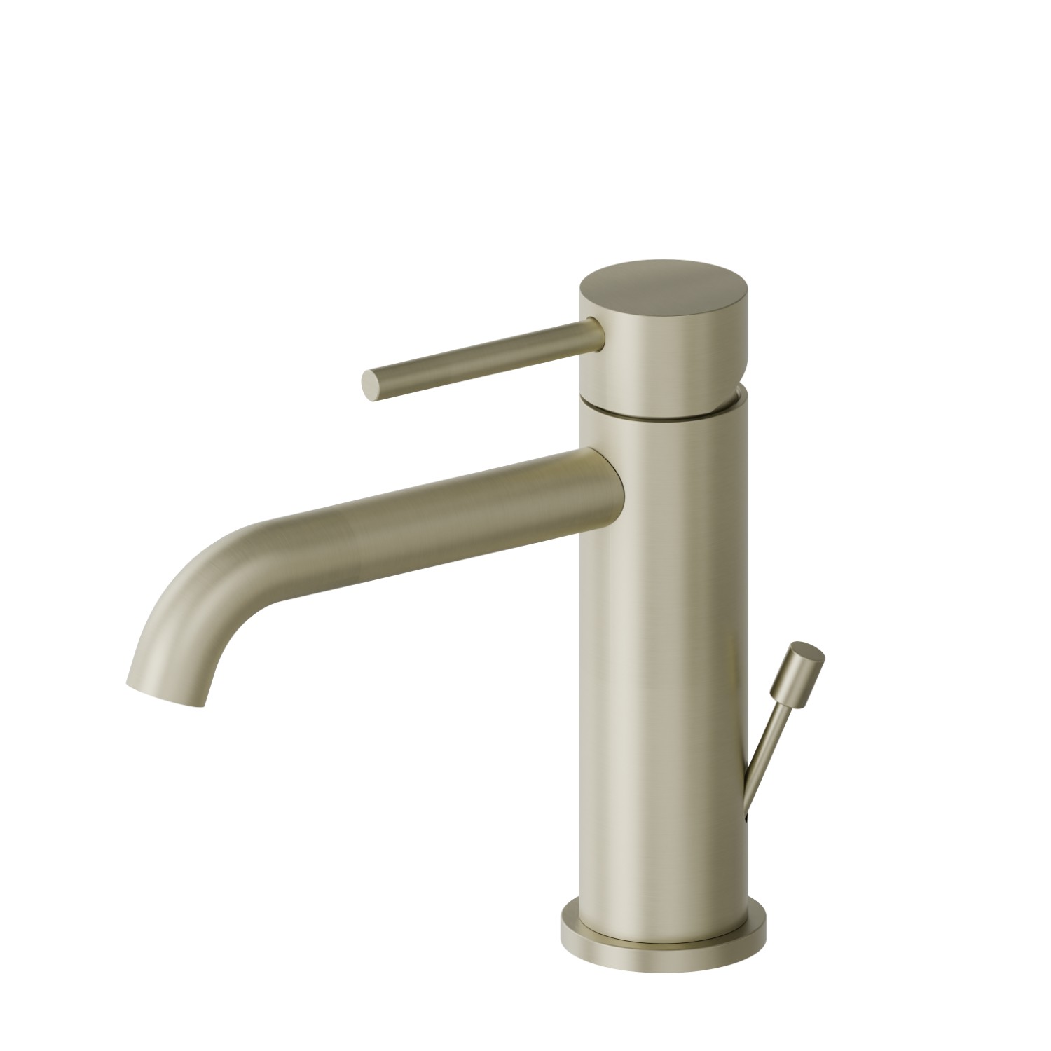 Single lever basin mixer - finish PVD Brushed Pale Gold
