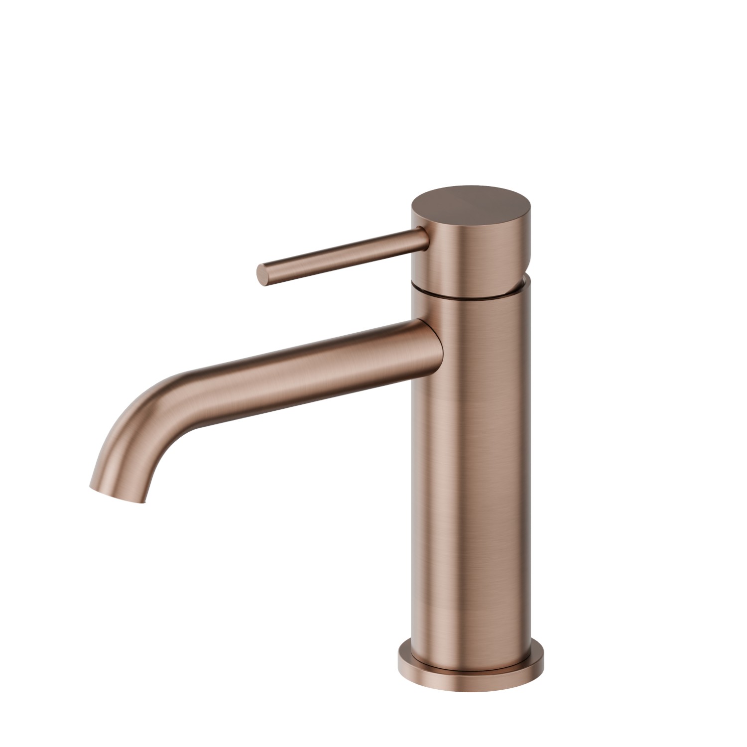 Single lever basin mixer - finish PVD Brushed Copper Bronze