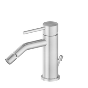 Single lever bidet mixer - finish Stainless Steel