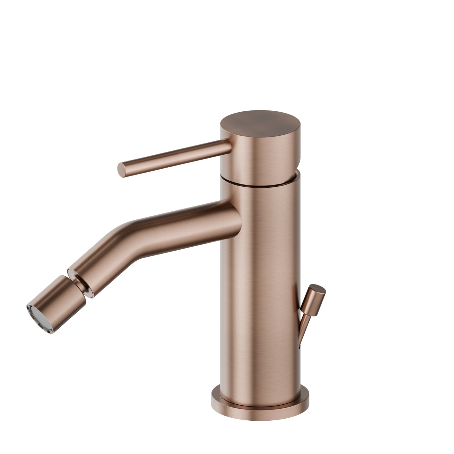 Single lever bidet mixer - finish PVD Brushed Copper Bronze