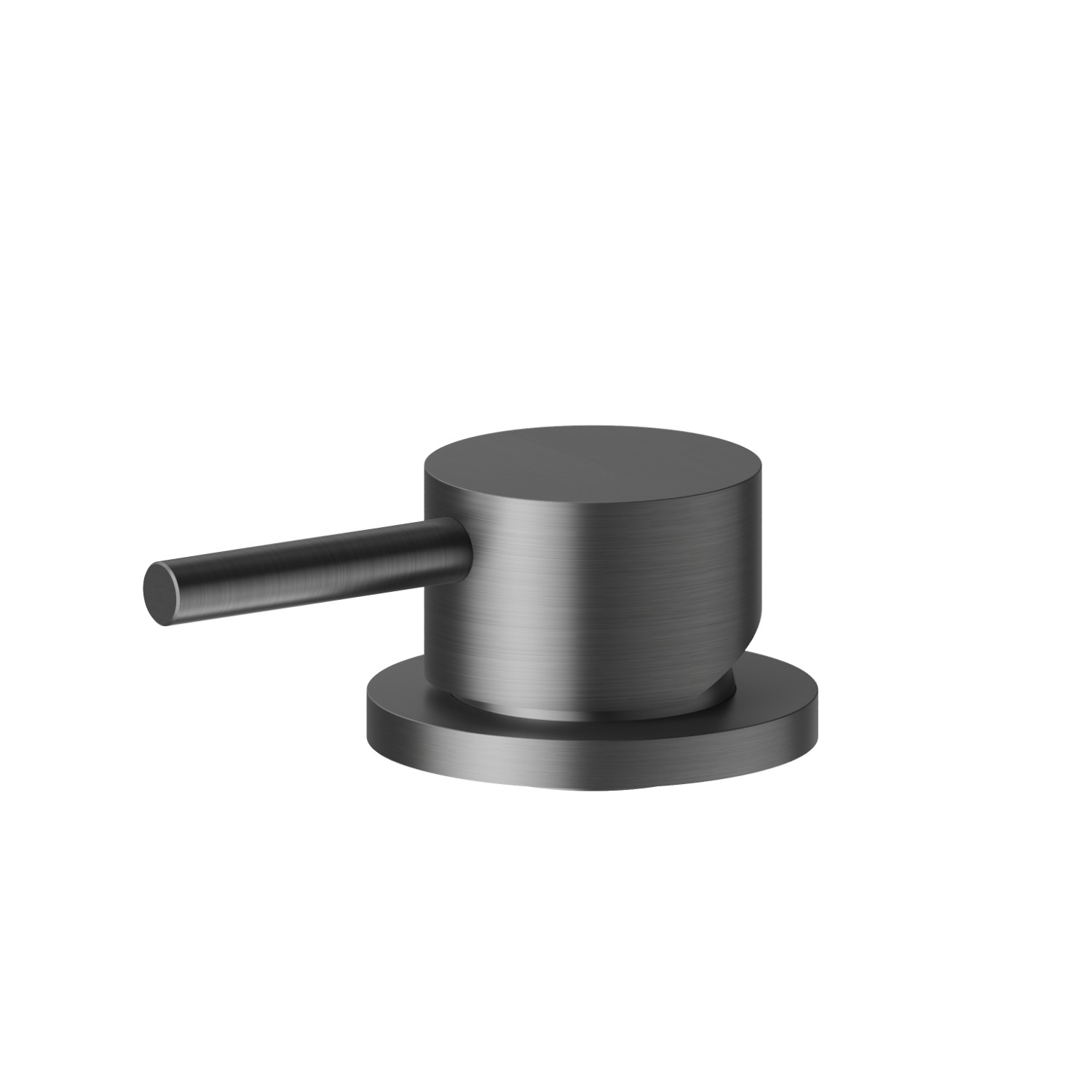 Comando miscelatore remoto da piano per lavabo - finitura PVD Brushed Gun Metal